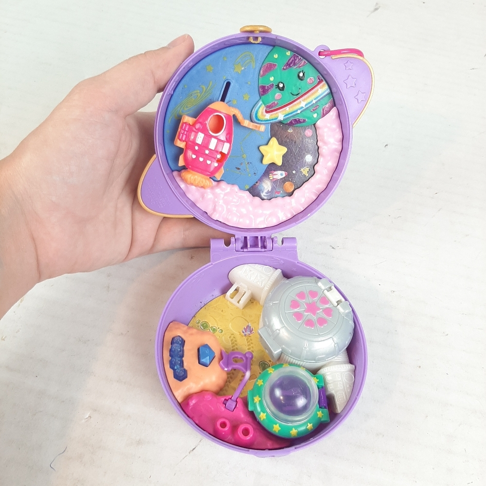 🛍Polly Pocket Saturn Space Explorer Compact only (no figures) - Picture 3 of 4